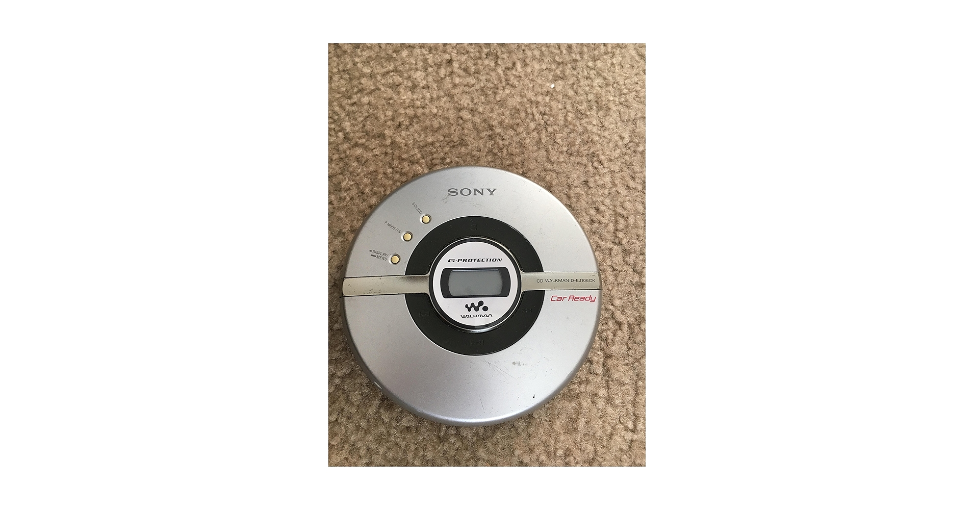 Amazon.com: Sony D-EJ106CK Walkman Portable CD Player with